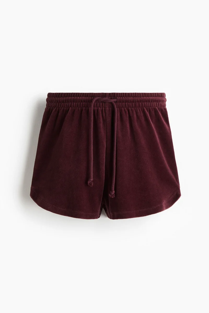 H&M Velour shorts