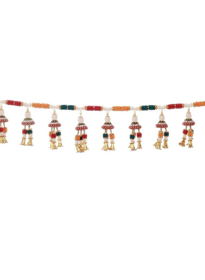 TIED RIBBONS Torans for Main Door Bandhanwar for Entrance Door Wall Hanging Bandarwal for Festive Decor - Decoration Item for Home Decor (Length 36 inch) - Image 4