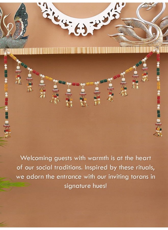 TIED RIBBONS Torans for Main Door Bandhanwar for Entrance Door Wall Hanging Bandarwal for Festive Decor - Decoration Item for Home Decor (Length 36 inch) - Image 5