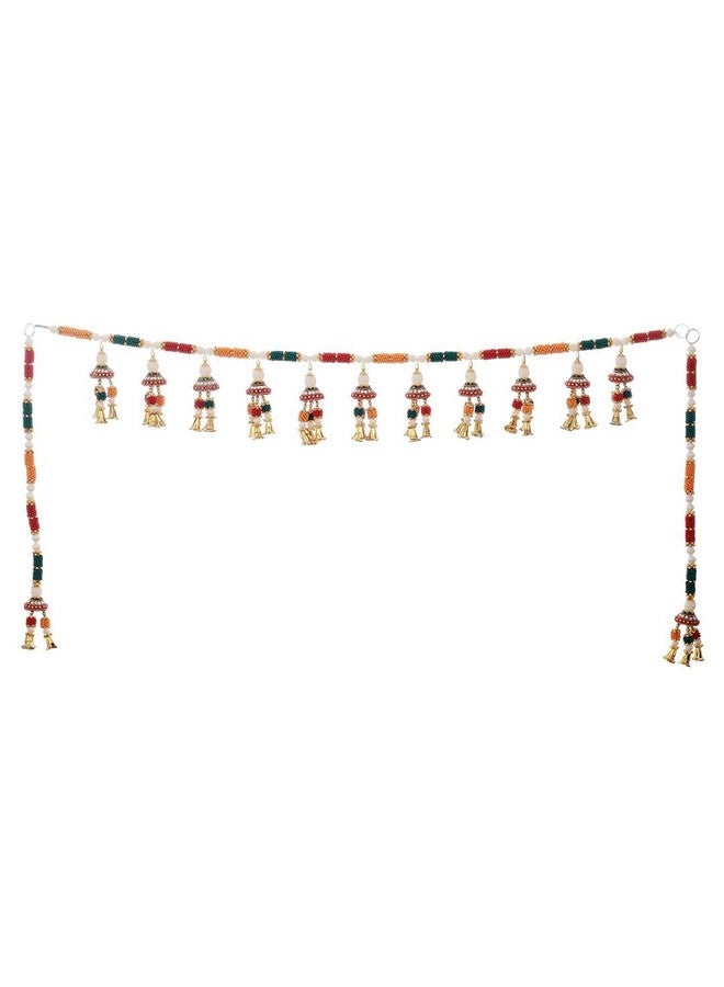 TIED RIBBONS Torans for Main Door Bandhanwar for Entrance Door Wall Hanging Bandarwal for Festive Decor - Decoration Item for Home Decor (Length 36 inch) - Image 3