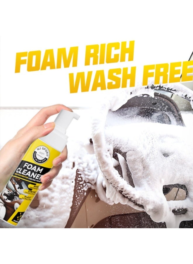 Multipurpose Foam Cleaner Spray,All-Purpose Household Cleaners for Car and Kitchen, Leather Decontamination,Suitable for Car House and Kitchen 200ml - Image 1