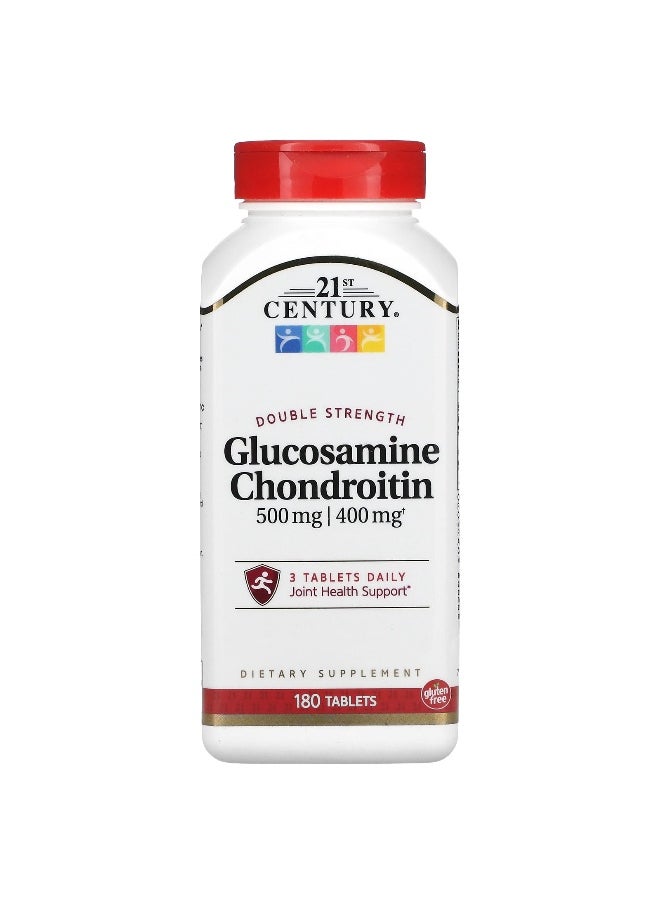 21st CENTURY - 21st Century, Glucosamine Chondroitin, Double Strength, 180 Tablets - Image 1