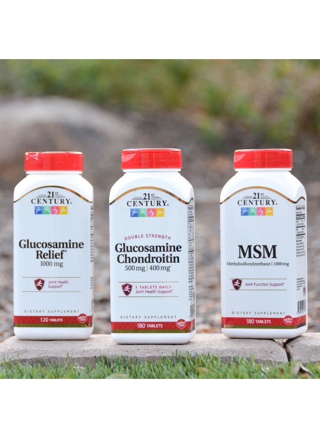 21st CENTURY - 21st Century, Glucosamine Chondroitin, Double Strength, 180 Tablets - Image 1