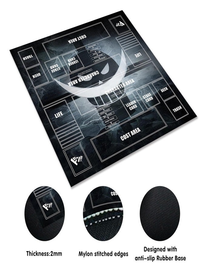 Extalas Playmat for One Piece Card Game for Two Players, 24x24 inches, with 4-Pocket Card Binder Set and 400+ Card Capacity (Smell) - Image 3