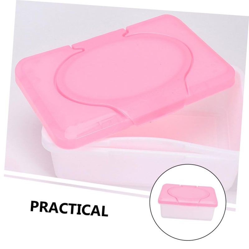 Refillable Plastic Wet Wipes Dispenser Box For Bathroom Travel And Desktop Organization - Image 4