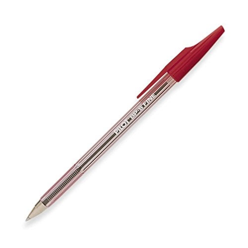 PILOT The Better Ball Point Pen Refillable Ballpoint Stick Pens, Fine Point, Red Ink, 12-Pack (37011) - Image 1