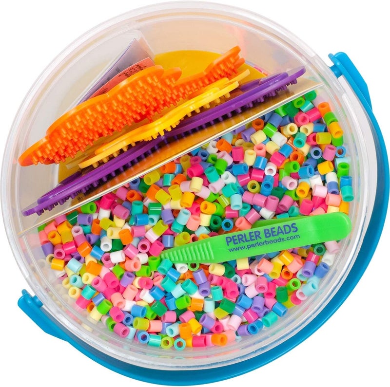 Perler Sunny Days Bright Color Fuse Bead Bucket, 5500 pcs - Image 4