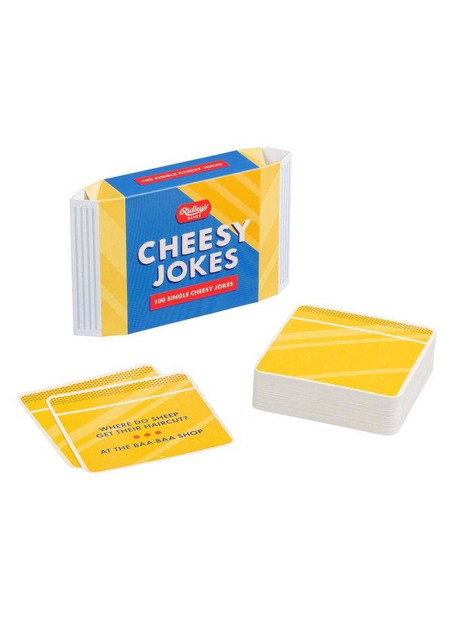 Ridley's Ridley’S 100 Single Cheesy Joke Cards Includes 100 Jokes For Kids And Adults Funny Jokes For Familyfriendly Fun Makes A Great Gift Idea - Image 2