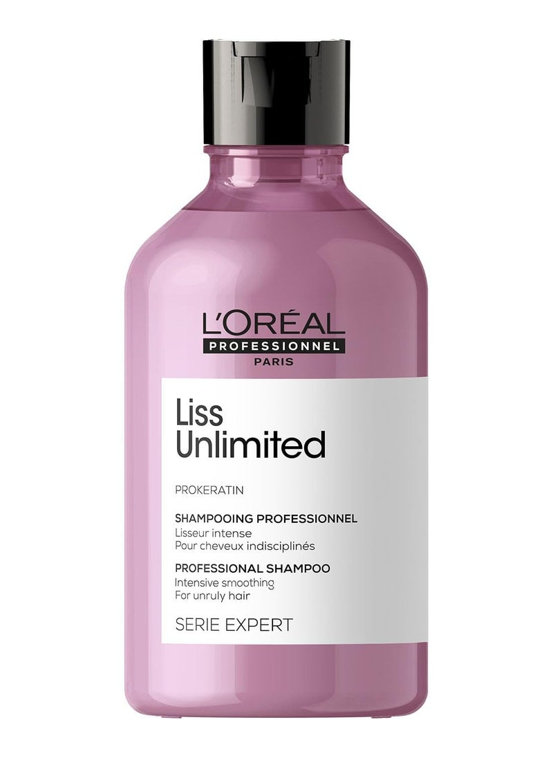 L'OREAL PARIS_PF L'Oréal Professionnel Liss Unlimited Professional Shampoo For Unruly Hair, 300ML | Intensive Smoothing Shampoo  - Image 1