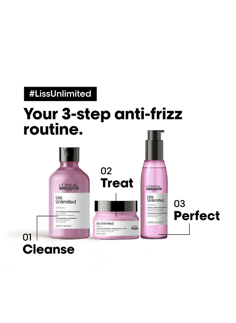 L'OREAL PARIS_PF L'Oréal Professionnel Liss Unlimited Professional Shampoo For Unruly Hair, 300ML | Intensive Smoothing Shampoo  - Image 5