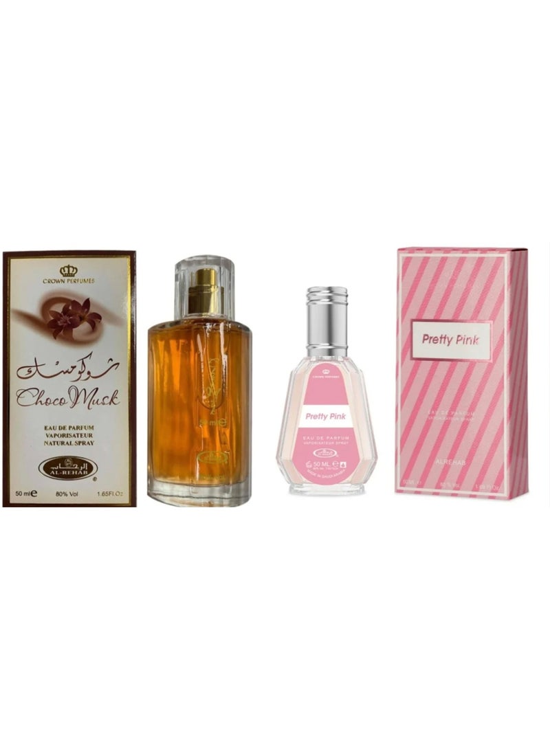 Choco Musk Perfume EDP - 50ml - Pretty Pink Perfume 50ml