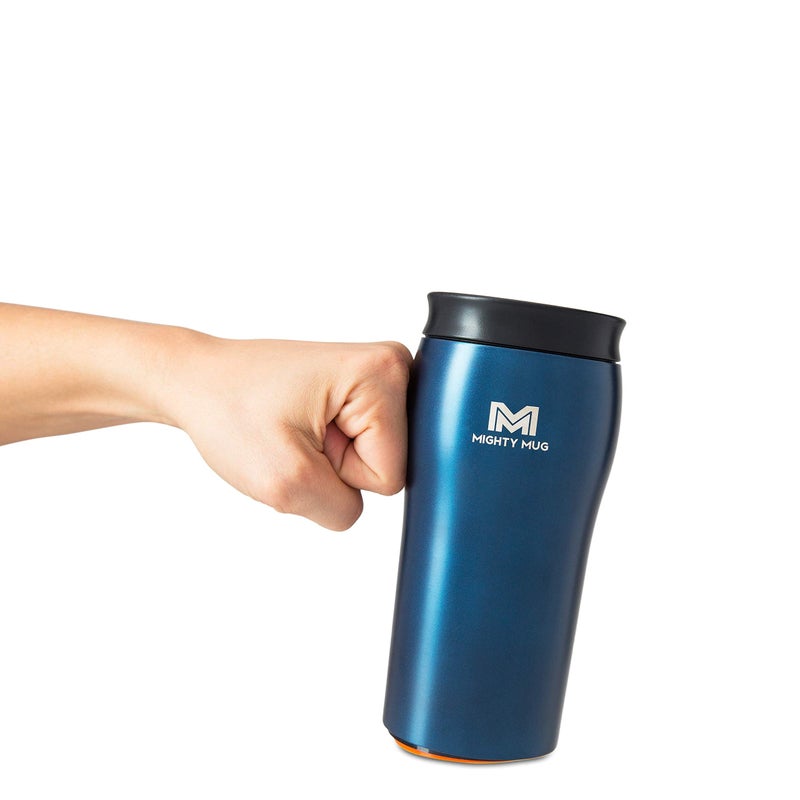 Mighty Mug | The Untippable Mug | Grips When Hit  Lifts for Sips | Insulated Stainless Steel Tumbler | Cupholder Friendly | Gifts for Women Men All | Leakproof | 6 Hour Hot / 24 Cold | 16oz | Oceanic - Image 1