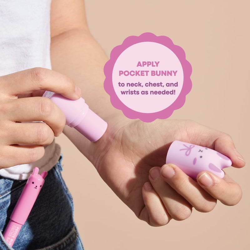 TONYMOLY Bloom Bunny Pocket Bunny Bar Solid Perfume Stick for Women â€“ Long Lasting Citrus, Bergamot & Rose Fragrance Balm â€“ Cute Korean Travel Size Solid Perfume for On-The-Go Freshness - Image 5