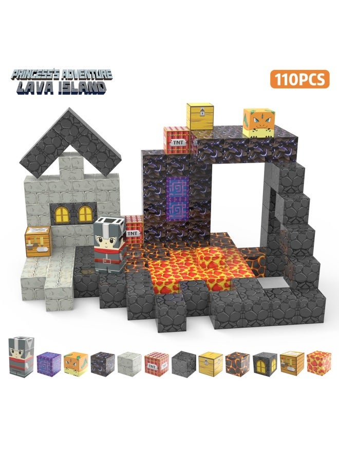 Generic Minecraft Magnetic Cube Building Block Set Model Magnetic Cube ...