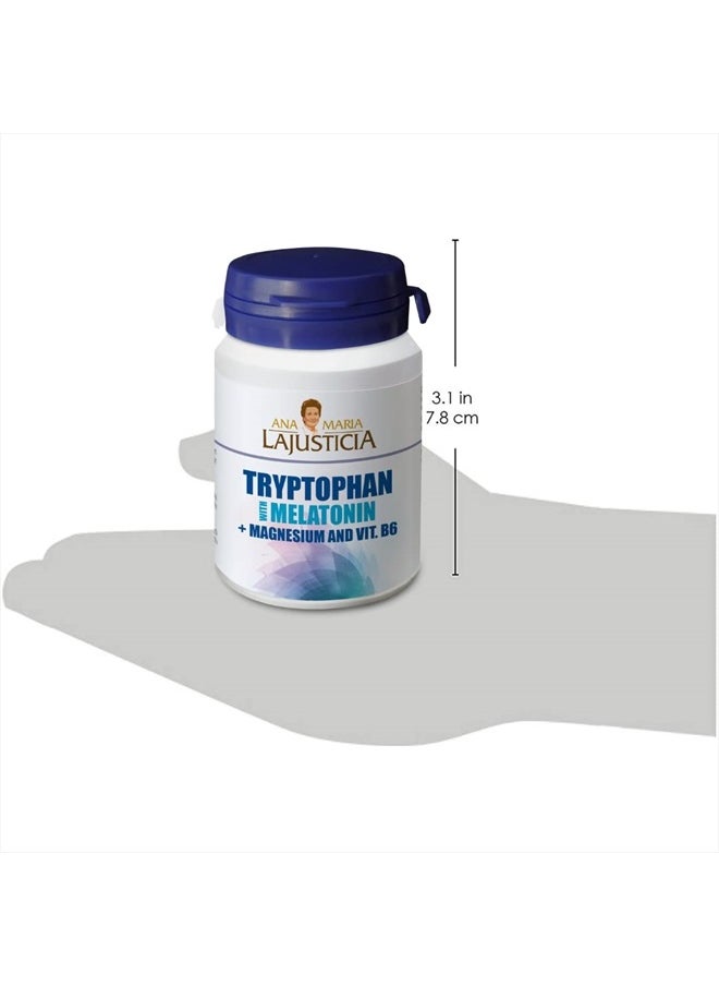 TRYPTOPHAN,MELATONIN, Magnesium,Vitamin B6-60TABS. ANA Maria LAJUSTICIA