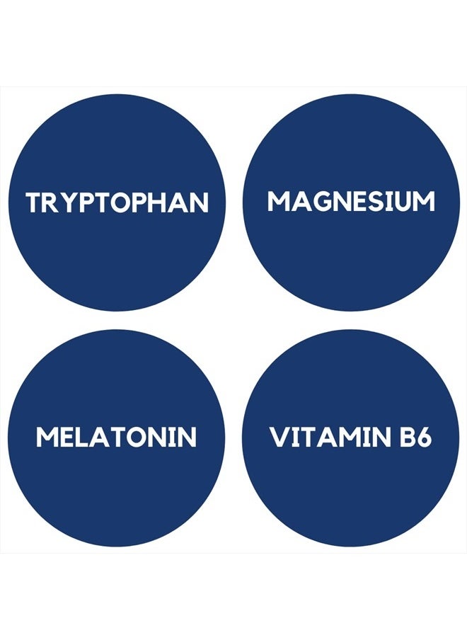 TRYPTOPHAN,MELATONIN, Magnesium,Vitamin B6-60TABS. ANA Maria LAJUSTICIA