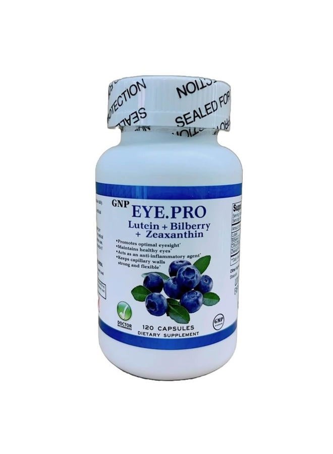 Generic Eye Pro-Lutein, Billberry & Zeaxanthin (120 Caps)  - Image 1