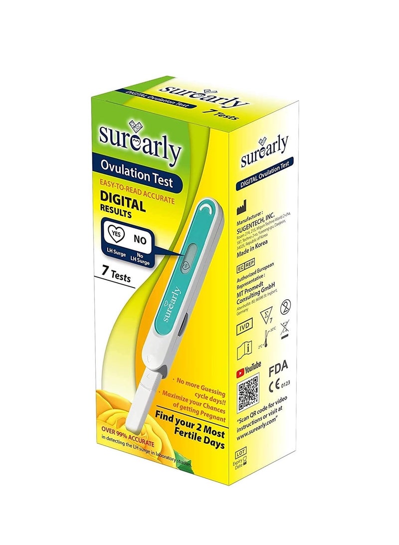 surealy Digital Ovulation Test (7 Tests)