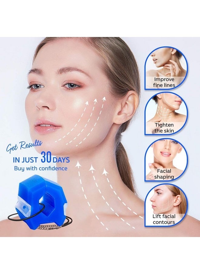 Beauenty Jawline Exerciser Tool for Men & Women, Double Chin Reducer and Face Fat Reducer Jaw Exerciser, Jawline Shaper Slim and Tone Your Face & Neck Jaw Liner Tool  - Image 1