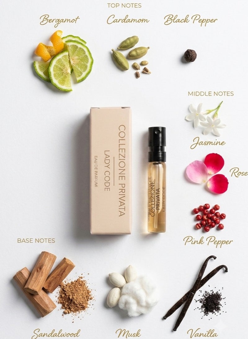 Valmont Collezione Privata Lady Code 2ml Perfume - Image 3