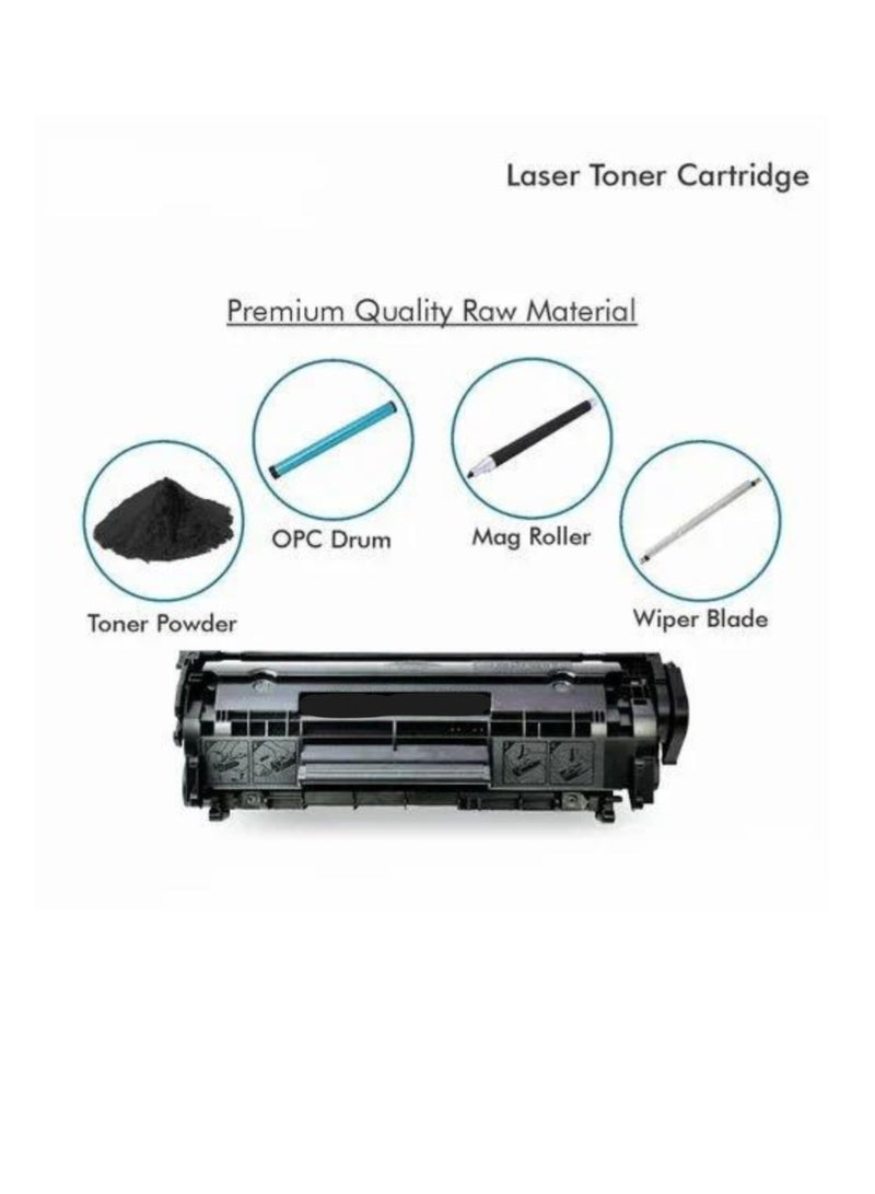 Terabyte 305A 304A 312A Color Toner Cartridge for LaserJet Pro 400 Color M451 M475 MFP M476nw and CP2025 Printers (Black) - Image 2