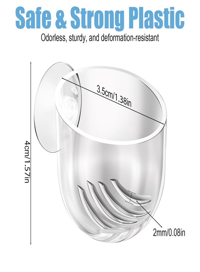 Eldraqth Suction Cup Plant Holder, 3 Pcs ABS Aquarium Plant Holder Transparent Fish Tank Plants Holder Aquatic Plants Cup for Aquascape Decoration - Image 2