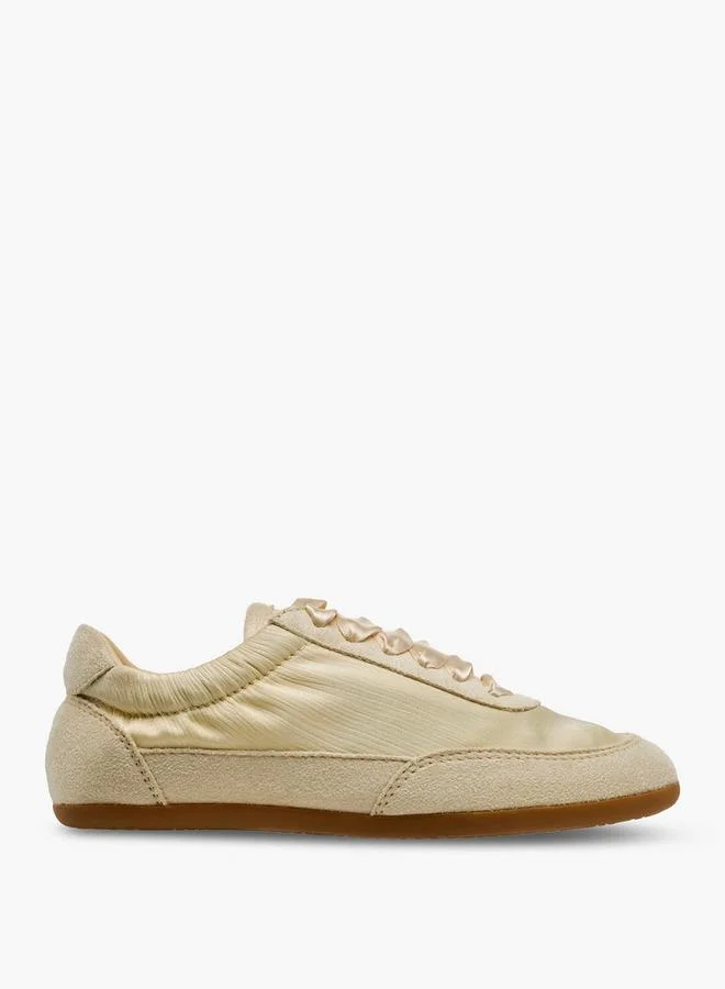 Little Missy YELLOW Girls Lace-Up Sneakers for Women | Best Price UAE