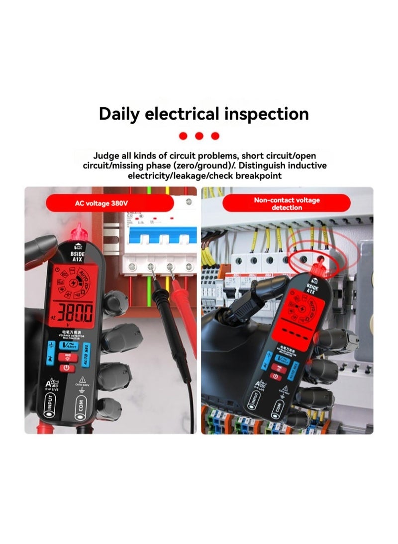 M MIAOYAN Digital Smart Multimeter with Large Display and High Protection for Home and Industrial Use - Image 3