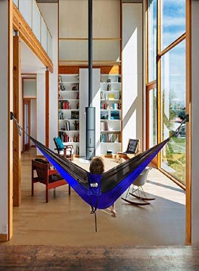 Eno ENO, Eagles Nest Outfitters Deluxe Hammock Hanging Kit, Take Your Hammock Inside, Charcoal  - Image 2