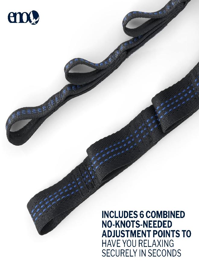 Eno ENO, Eagles Nest Outfitters Deluxe Hammock Hanging Kit, Take Your Hammock Inside, Charcoal  - Image 5