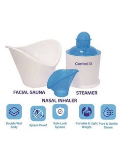 Control D All In One Steamer Inhaler Vaporizer For Cold And Cough, Facial Steamer For Face And Nose, Water Steamer, Steamer For Kids And Adults  - Image 2