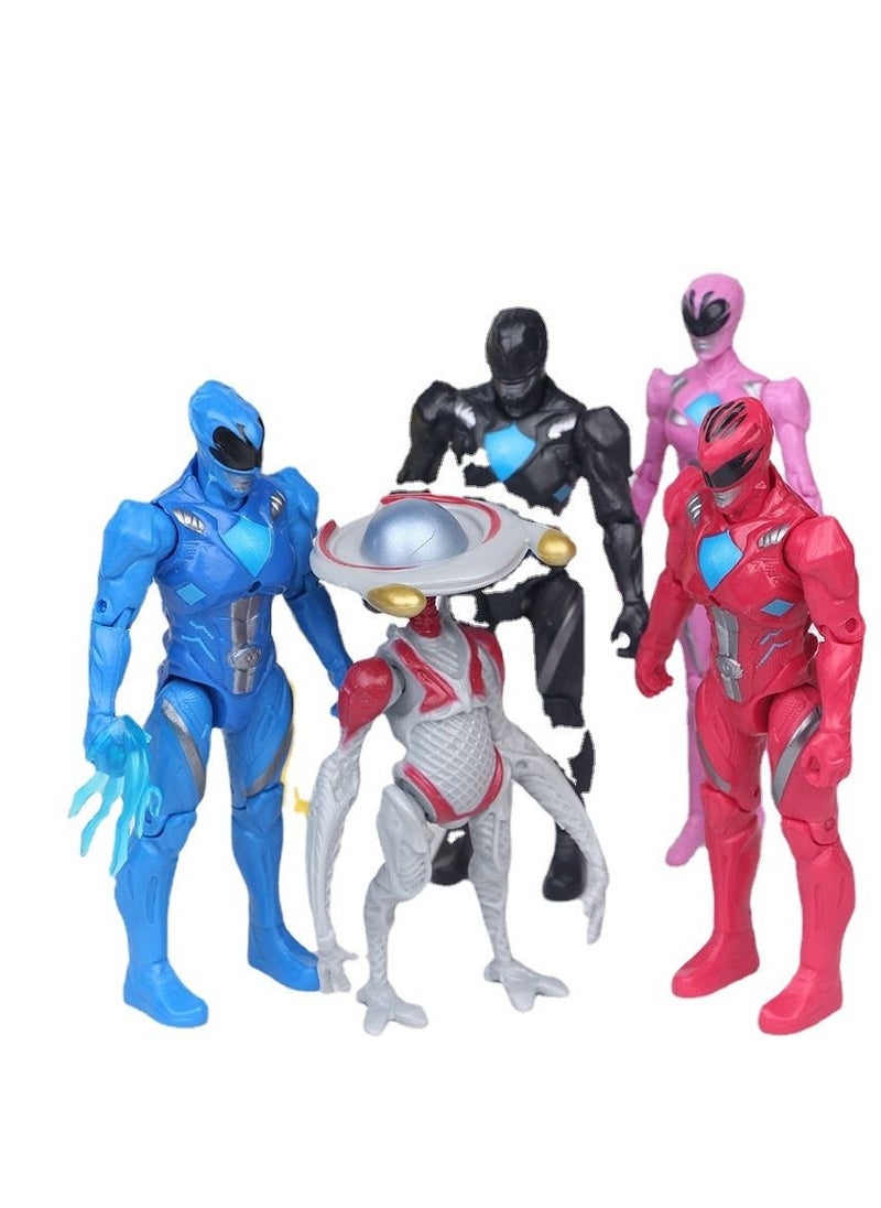 Y&D 6 Piece Power Rangers Action Figure 41548centimeter 