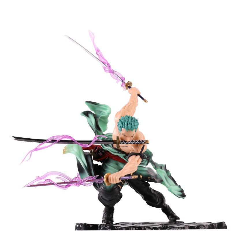 One Piece Zoro Sanzen World PVC Action Figure (Double Head) - Image 5