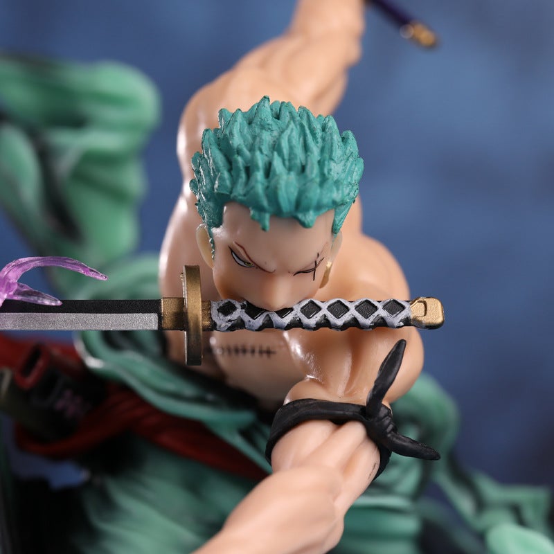 One Piece Zoro Sanzen World PVC Action Figure (Double Head) - Image 3