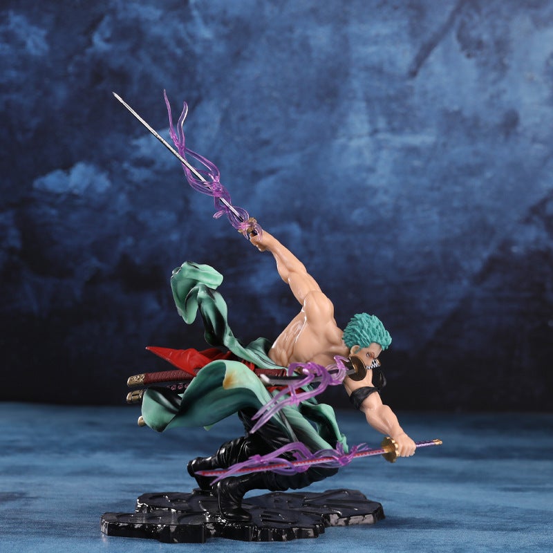 One Piece Zoro Sanzen World PVC Action Figure (Double Head) - Image 4