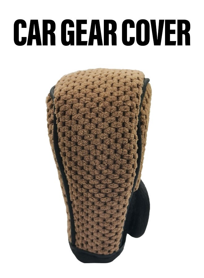 سبايدر كومفورت جريب جير حامي مقبض تروس أوتوماتيكي مع قبضة مريحة بني، أسود كبير GDT110 - Image 1