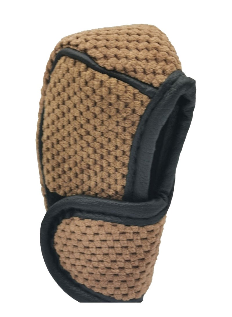 سبايدر كومفورت جريب جير حامي مقبض تروس أوتوماتيكي مع قبضة مريحة بني، أسود كبير GDT110 - Image 5