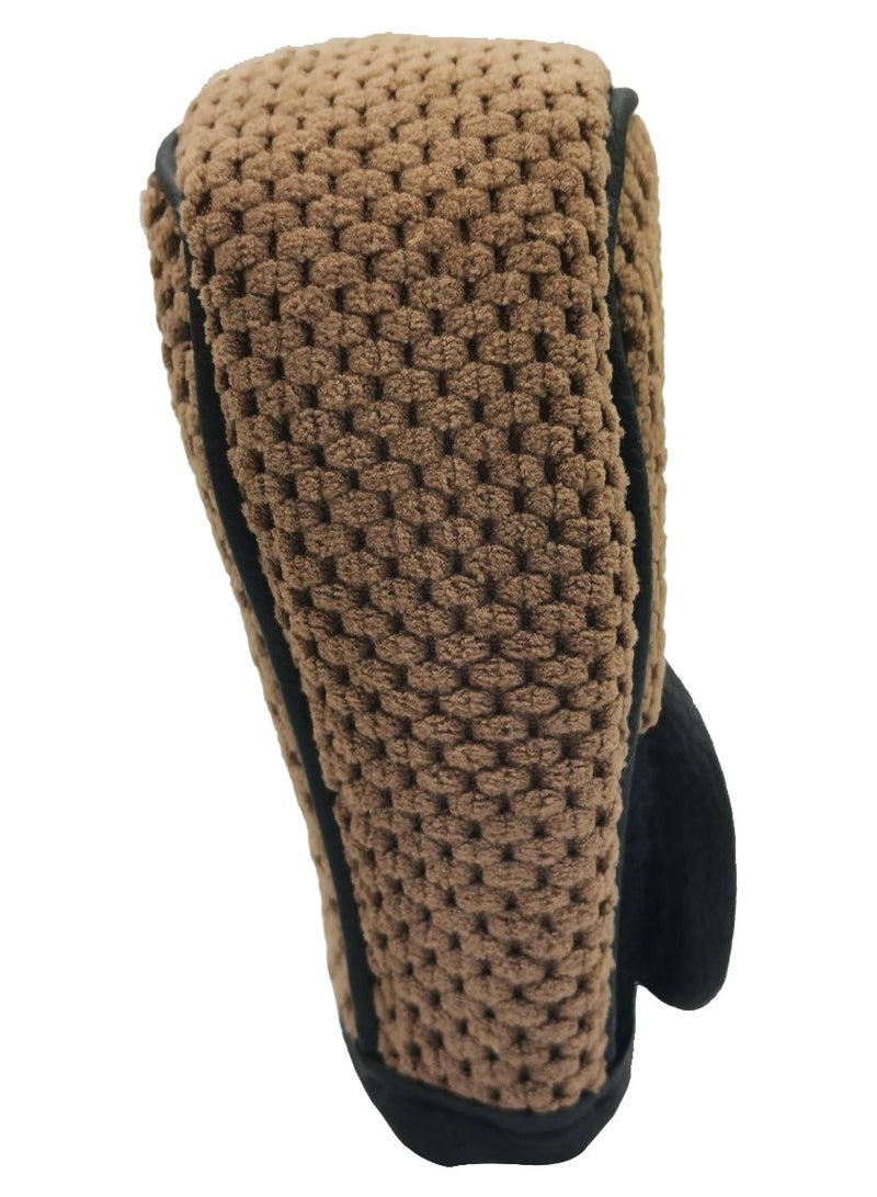 سبايدر كومفورت جريب جير حامي مقبض تروس أوتوماتيكي مع قبضة مريحة بني، أسود كبير GDT110 - Image 2