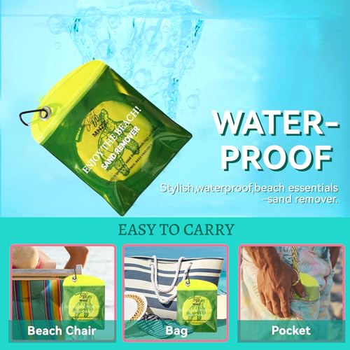 MNZZ Sand Remover Bag Travel Kit Quick Dry Portable Beach Accessories Pouch for Blanket Chair Cover Shell Umbrella Tent Hat Toy Shovel Shade Canopy Pool Picnic Hiking Compact Lightweight - Image 4
