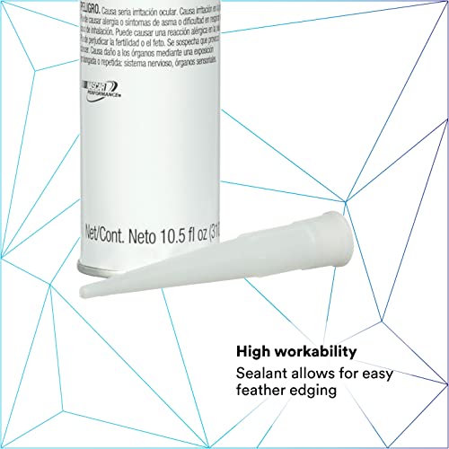 3M Auto Glass Urethane Windshield Adhesive, 08693, Medium Viscosity, High-Strength, Fast-Curing, 310 mL/10.5 fl oz Cartridge , Black - Image 4