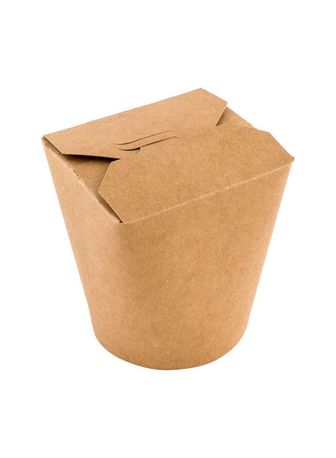 Restaurantware حاويات طعام بيولوجية تيك 4 × 3.5 × 4.5 بوصة، 200 صندوق نودلز متين - قابلة للتخلص، مستدامة، صناديق طعام كرافت سعة 32 أونصة، دائرية، للتوصيل والوجبات السريعة، أو النزهات - Image 4