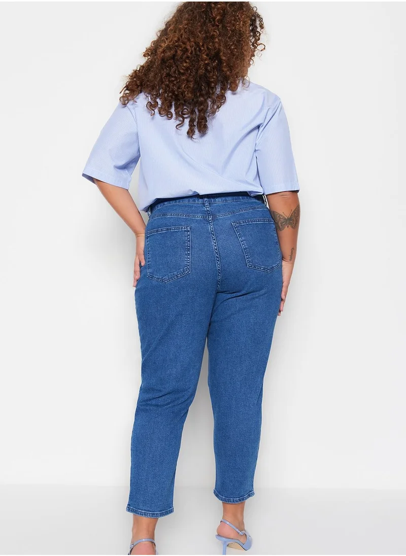 ترينديول كيرف High Waist Mom Jeans