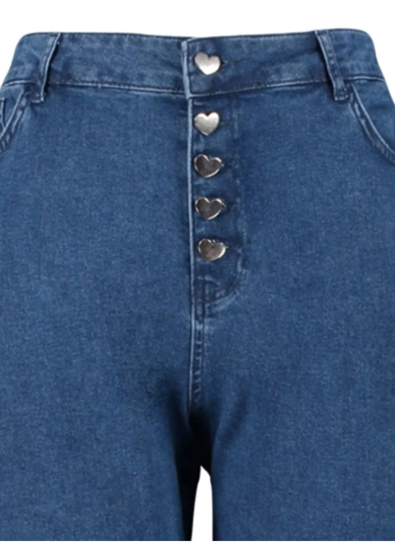 ترينديول كيرف High Waist Mom Jeans