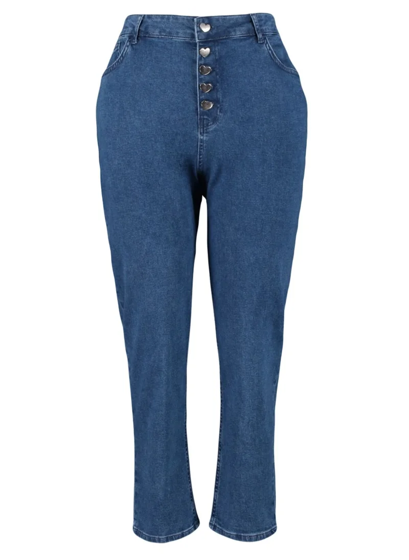 ترينديول كيرف High Waist Mom Jeans