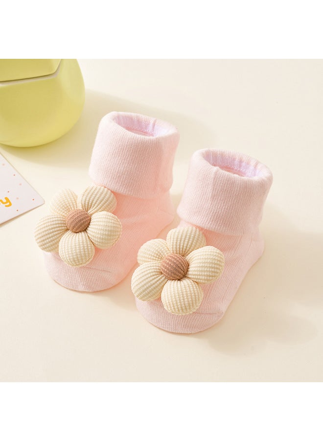 Newborn Baby Spring And Summer Thin Class A Cotton Socks Baby 0-1 Years Old Loose Mouth Not Stringing Feet Toddler Socks