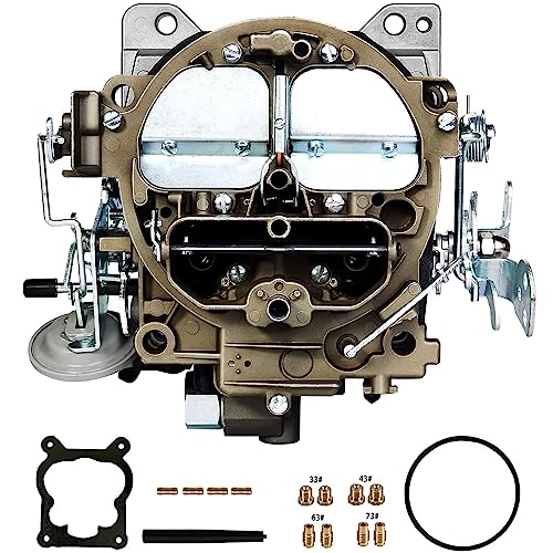 liriuda Rochester Quadrajet Carburetor 4 Barrel For Chevy 1966-1973 327 350 427 Engines Trucks and Cars, Replace 1975-1979 Corvettes 1901R 750 CFM 4BBL 4MV 1901-GG - Manual Divorced Choke Carb - Image 1