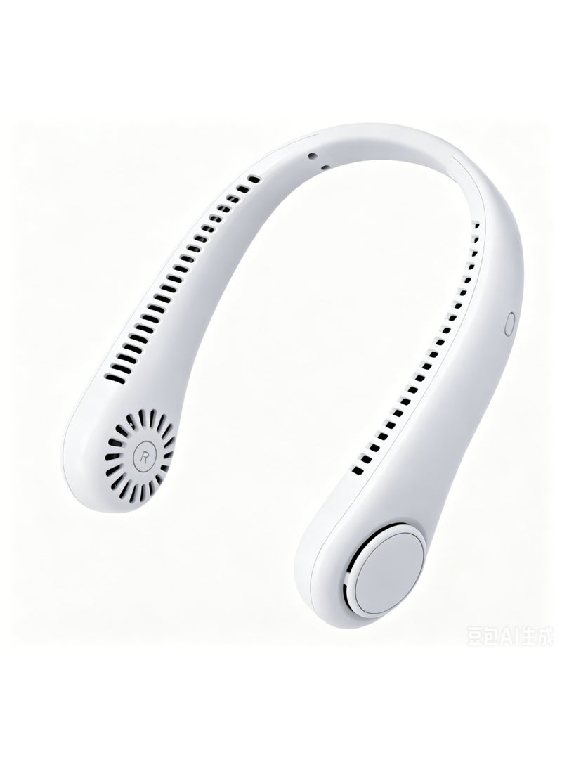 Wearable Neck Fan, Semiconductor Cooling Portable Mini Fan with 100-Speed Variable Wind and Type-C Fast Charging - Image 5