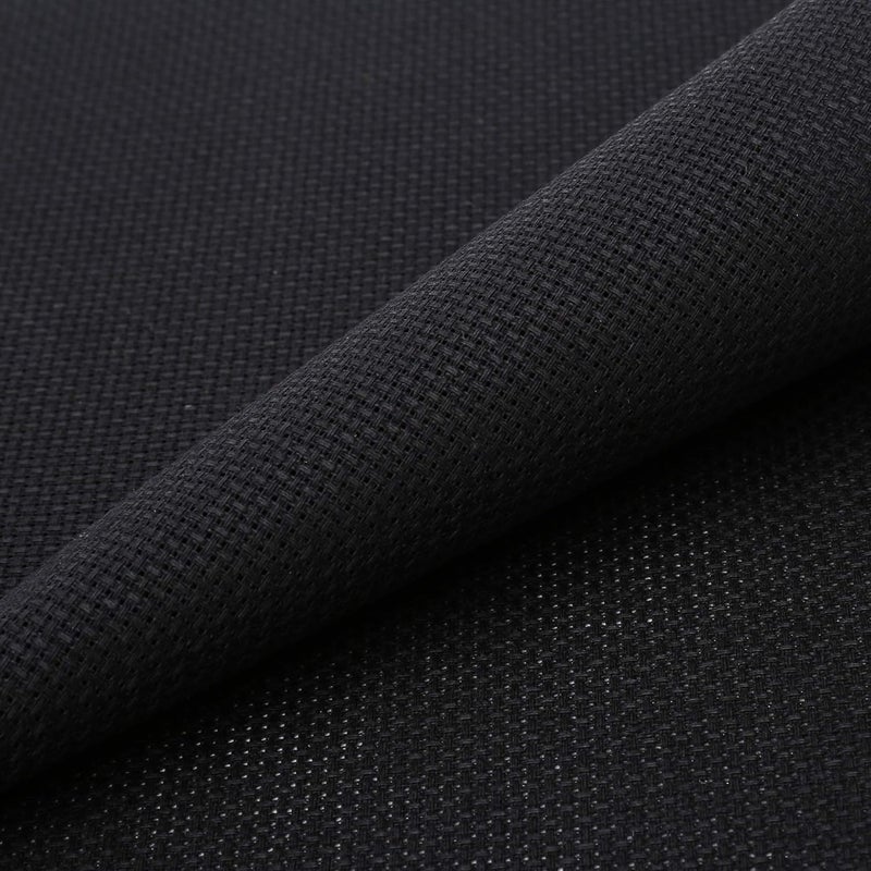 Donmon Aida Cloth 14 Count Cross Stitch Fabric,60×39inch (Black) - Image 1