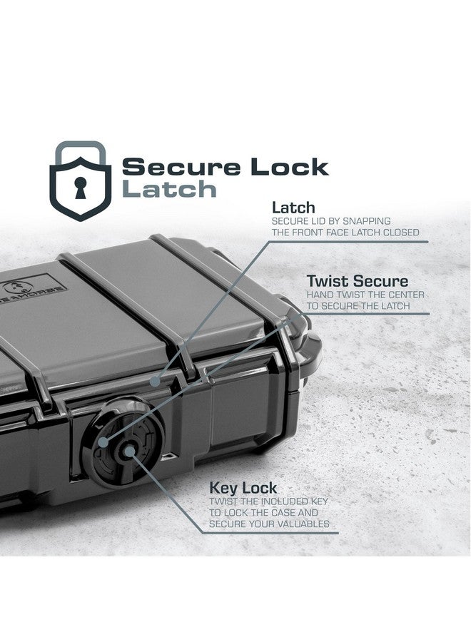 Seahorse 56 Oem Portable Waterproof Dry Box Hard Protective Micro Case Mil Spec/Usa Made / Ip67 Waterproof/Lockable/Airtight/Smell Proof For Hand Tools Ammo Boxes Stash Box - Image 5