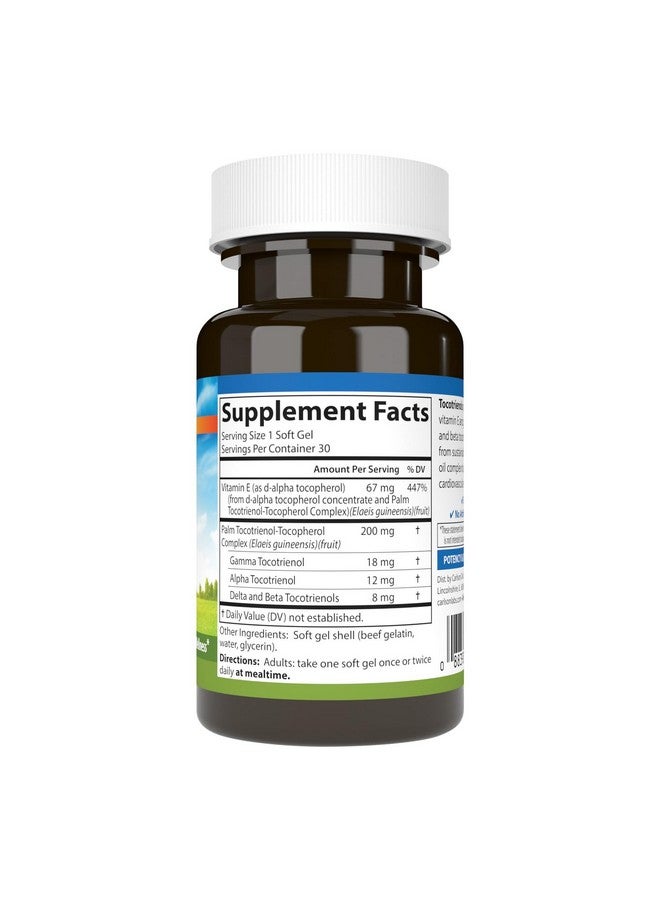 Carlson كارلسون - توكوتريينول، 40 ملغ، مع فيتامين E من مصدر طبيعي، غاما، ألفا، دلتا، بيتا، مصدر مستدام، 30 كبسولة لينة - Image 2